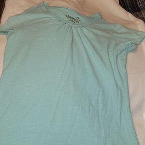 Hanes Green Short Sleeve T-Shirt Relaxed Fit